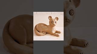 🐱 cat making with clay #art #diy #craft #cat #viral #shorts
