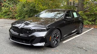 THE NEW 2024 BMW i5 M60 in Dark Graphite Dark Graphite Metallic Bmw