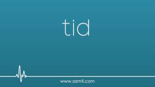 CNA Abbreviations: tid