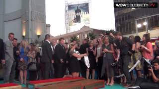 Simon Cowell, La Reid, Britney Spears and Demi Lovato get Handprints at Chinese Theater