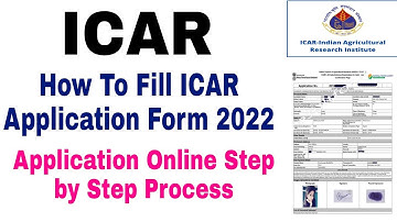 how to fill icar application form 2022 | how to fill icar form online 2022 | icar ug form fill 2022