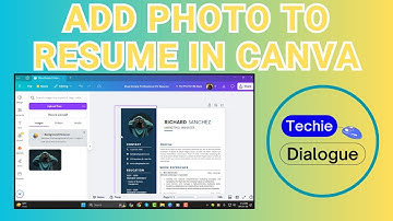 How To Add Photo To Resume In Canva - Full Tutorial [2025]