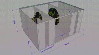 PLAN LINE ARRAY Subwoofer 15" Dual Bandpass