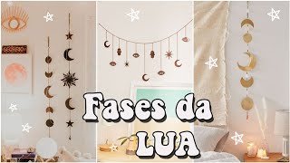 DIY DECORAÇÃO DE QUARTO - FASES DA LUA 