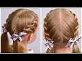 Rope / Twist  Braid | Back to school hairstyles for girls by LittleGirlHair