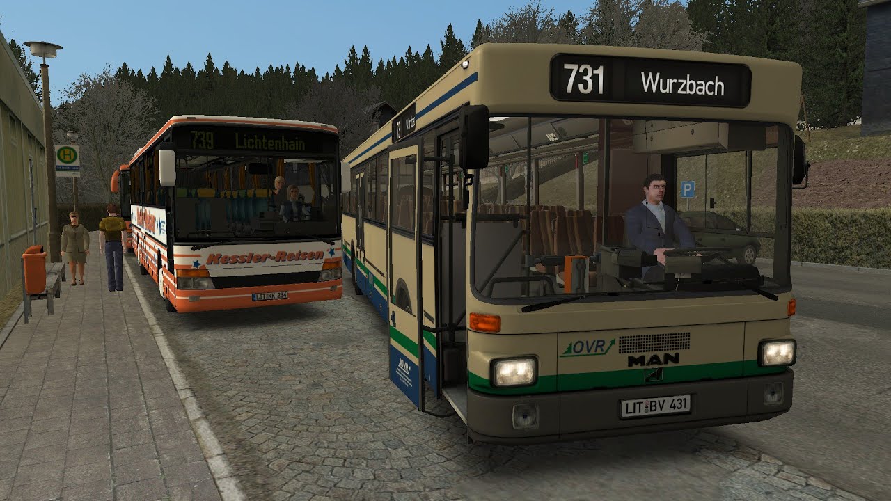 OMSI 2 MAN SUE 242. Autumn in Thuringia Forest