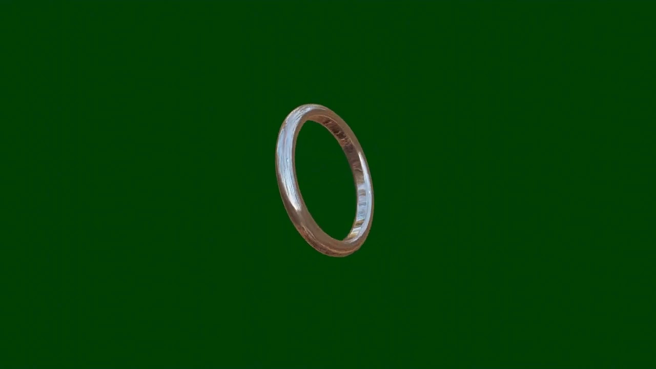 Green screen footage [ROTATING RING]