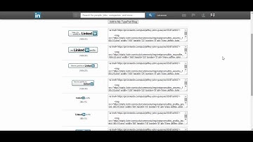 Linkedin - How to create a profile badge