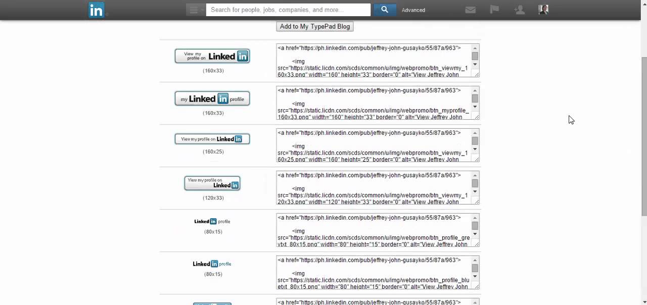 Linkedin - How to create a profile badge - YouTube