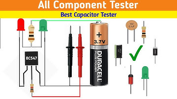 All component tester || Magic tester || BC547 tester circuit || capacitor tester | continuity tester