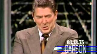 Ronald Reagan Talks About Balancing the Budget on Johnny Car
