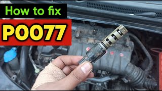 P0077 | p0077 intake valve control solenoid circuit high (bank1) | code p0077 | p0077 obd2