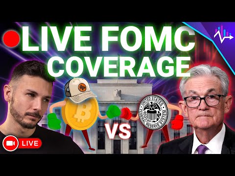 ?LIVE FOMC Meeting Coverage! (How The FED Rate Decision Affects Crypto!)