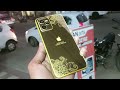 New Trending Oppo Realme C35 CONVERT INTO IPHONE LOOK 24kt Gold Panel Mobile Gold Panel