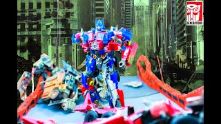 Optimus Prime vs Sentinel Prime vs Megatron (TRANSFORMERS 3 STOP MOTION STUDIO SERIES)