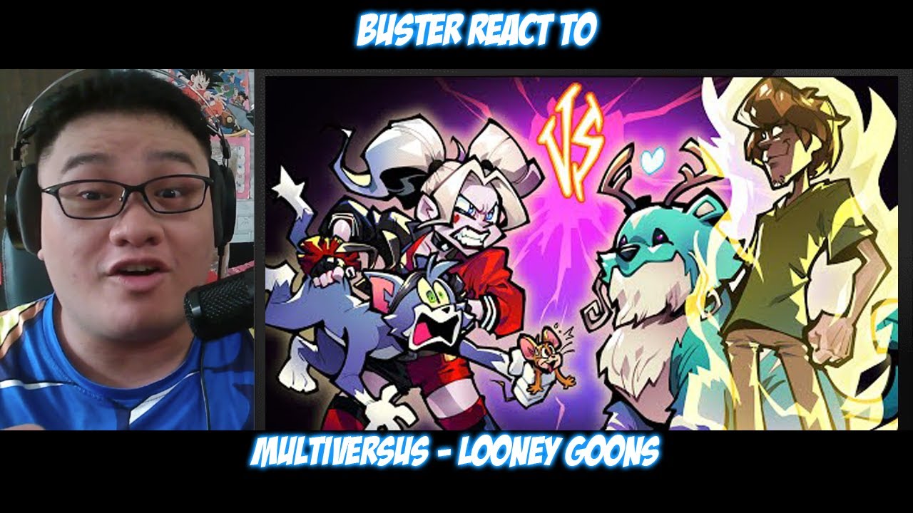 Buster Reaction to Multiversus - Looney Goons