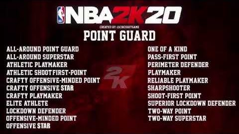 NBA 2K20 *NEW* MYCAREER BUILDER LEAKED??????(POSSIBLE NBA 2K20 PLAYER BUILDS)