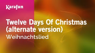 Karaoke Twelve Days Of Christmas (alternate version) - Christmas Carol *