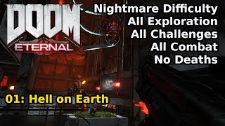 Doom Eternal - 01: Hell on Earth (Nightmare 100%)