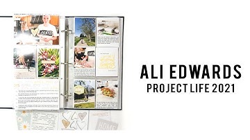 Ali Edwards | Project Life 2021 | Scrapbooking