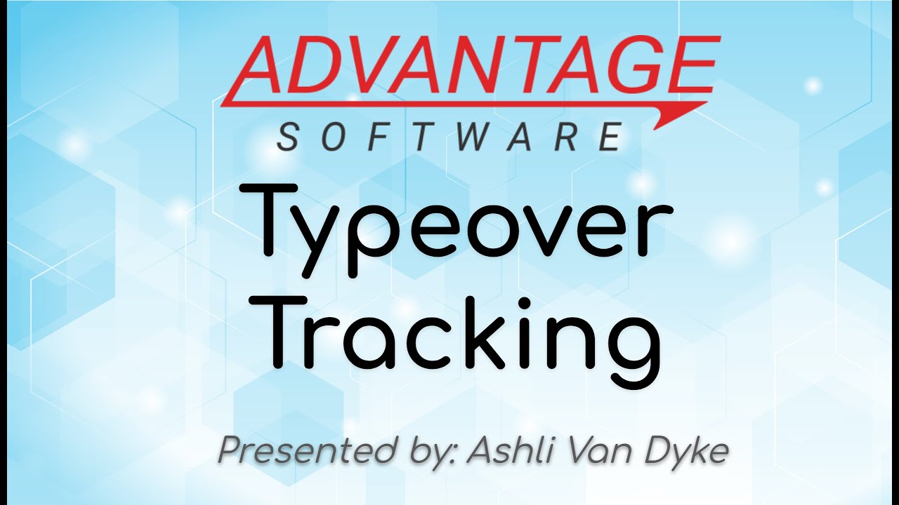 Typeover Tracking - YouTube