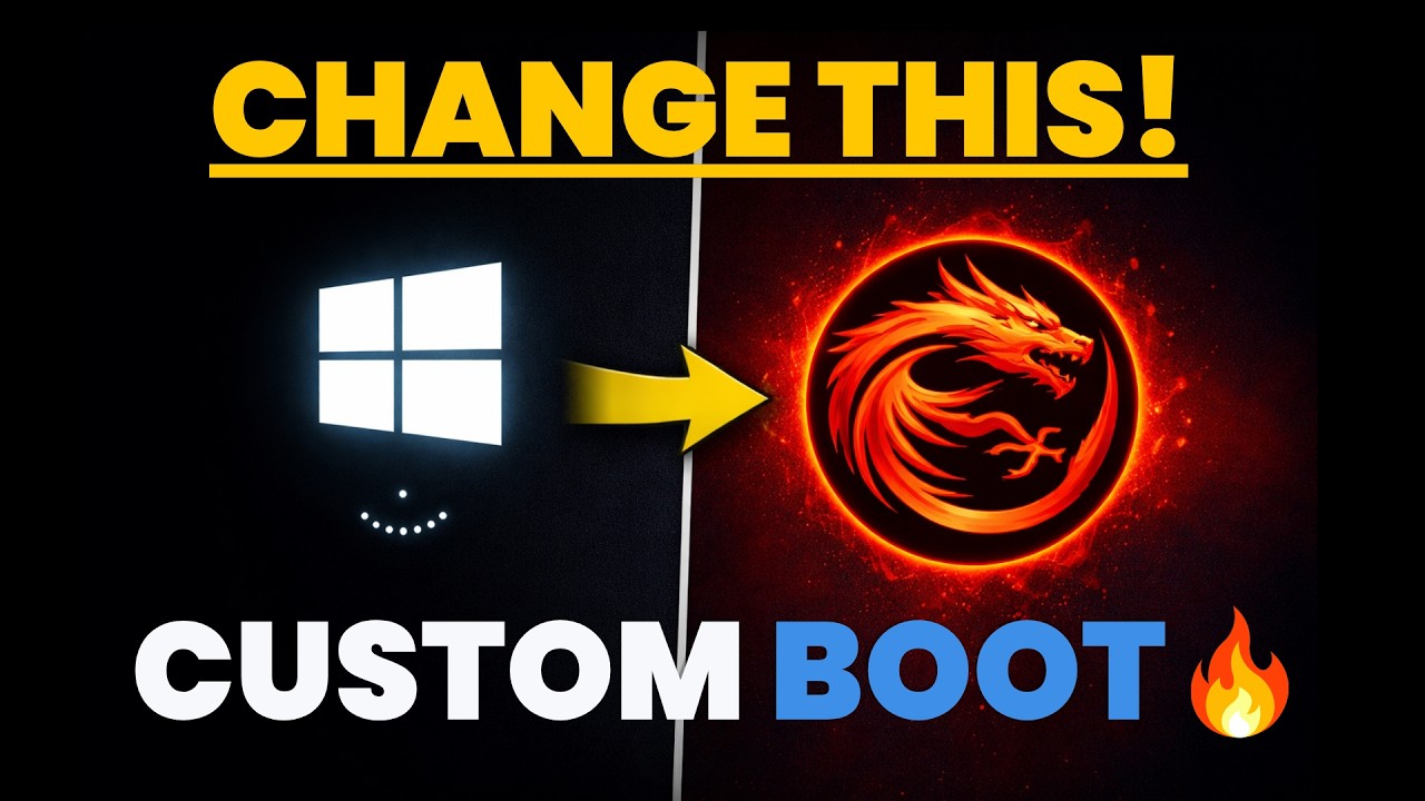 How to Customize Windows Boot Logo (Windows 10/11) – Full Guide - YouTube