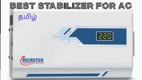 💢 Best Stabilizer for 1.5 ton ac tamil | Microtek Stabilizer review for tamil| Double booster 1.5 ac