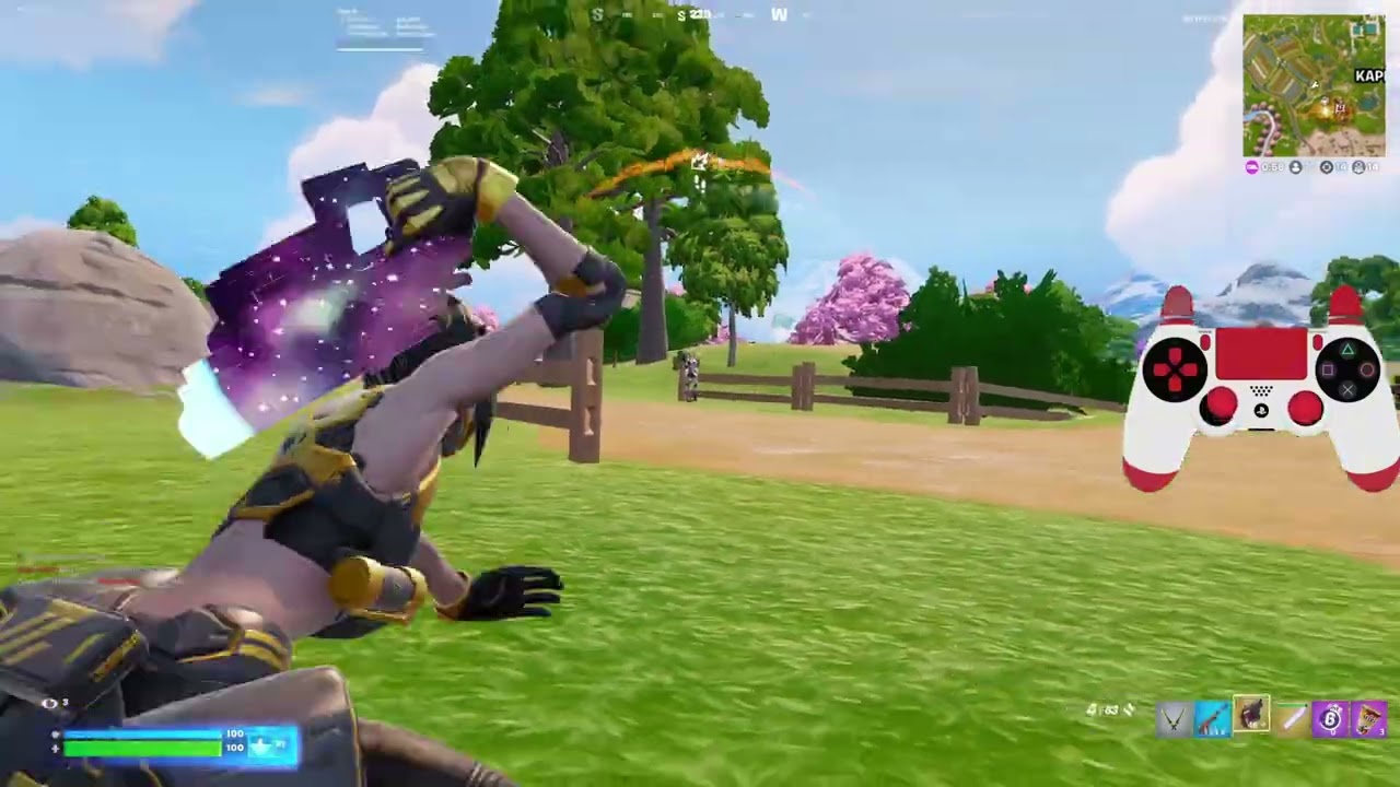 Fortnite Double Agent Hush Skin Gameplay (Double Agent Pack)