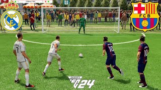 FIFA 24 Volta Football | Ronaldo vs Messi | Real Madrid vs FC Barcelona | Penalty Shootout - PS5