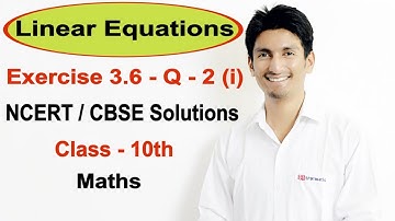 Exercise 3.6 Question 2 (i) - NCERT/CBSE Solutions for Class 10th Maths