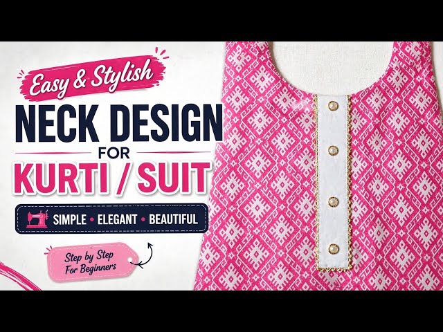 Simple Neck Fusing Design How To Make Suit Neck Design