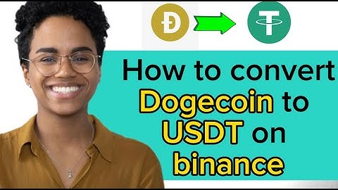 How to convert dogecoin to Usdt on binance (2024) !