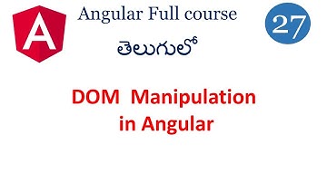 DOM manipulation in angular |View Child in angular | Template reference variable in Angular |Angular