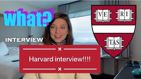 Harvard interview! The exact questions I was asked! Class of 2026?!!