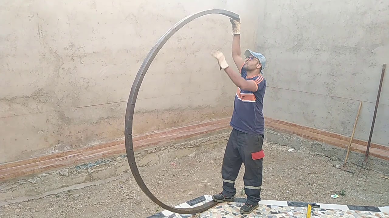 تعلم كيفية تشكيل قوس من الانابيب المستطيلة او المربعة:Learn how to form an arc of pipes