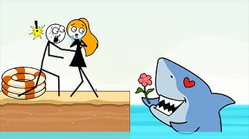 Mr Bounce - Funny Stickman Puzzle Game - All Levels 76-100- Gameplay Walkthrough