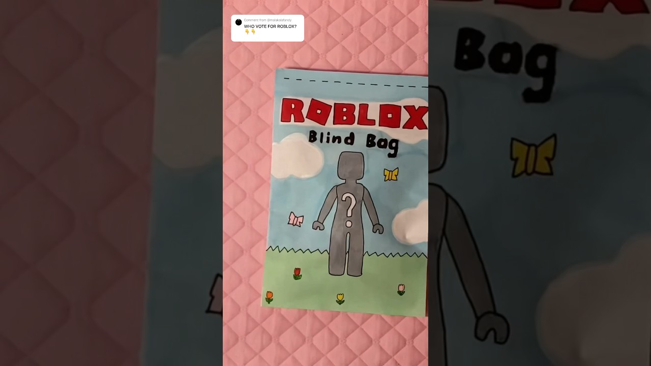 Roblox Blind Bag! #blindbag #kpop #asmr #roblox #diy #papersquishy #pa