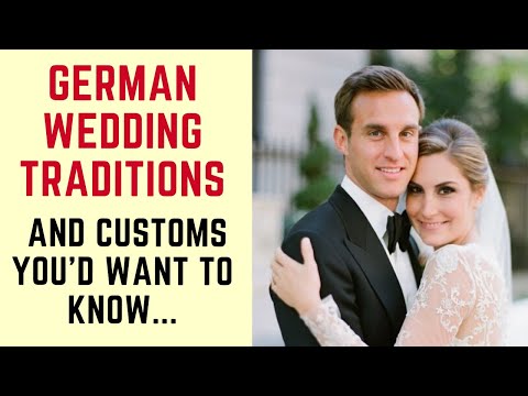 वीडियो: जर्मनी में शादी की परंपराएं