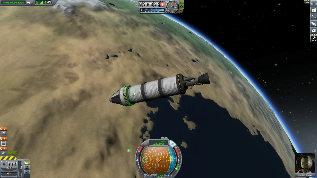 Let's Play Kerbal Space Program (Career Mode) #4 - Orbital! - YouTube