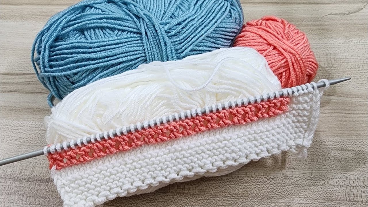 two colour knitting design / double colour knitting design/ baby