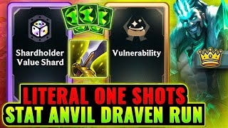 Insane One Tap Build Thanos Draven Stat Run - 76% Shardholder League Arena Gameplay