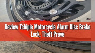 Review Tchipie Motorcycle Alarm Disc Brake Lock, Theft Prevention Security Motorbike Security Wheel