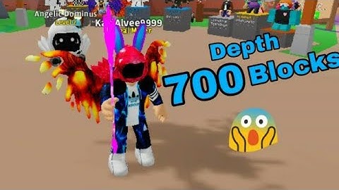 Trying to be in Depth 700 blocks | Roblox | Mining Simulator!