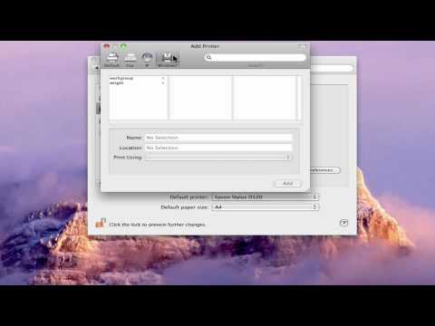 Adding a Windows Printer in OS X hqdefault