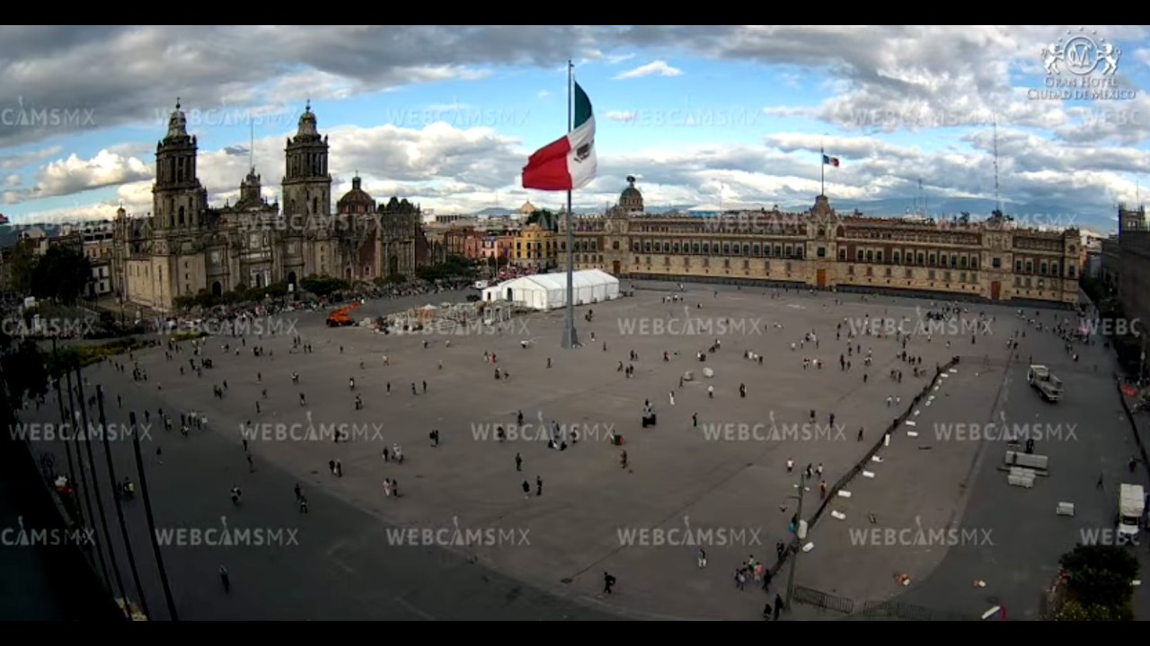 Zócalo, Mexico City – Live View — Mexico City, Mexico City live camera thumbnail