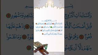 Surah Al-Buruj | 85 - Makkah | 1-8 Verse | 22 Verses | Mishary Rashid Al-Afasy