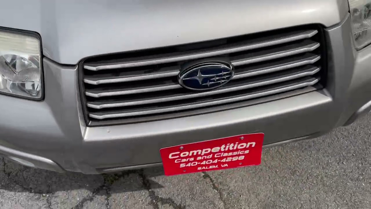 2007 Subaru Forester Used Car Salem, VA Competition Cars and Classics
