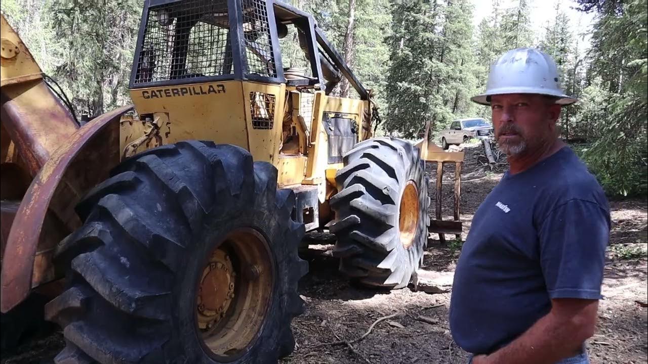 A little info on the amazing Cat 518 cable skidder YouTube