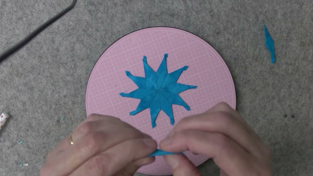 English Paper Piecing-Matching Star Points