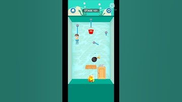 rescue cut rope puzzle stage 101| rescue cut rope puzzle game for android and iOS #shorts